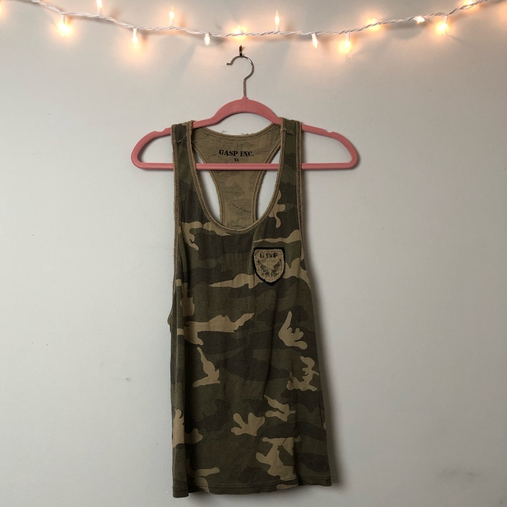 Gasp Inc. Camo Tank